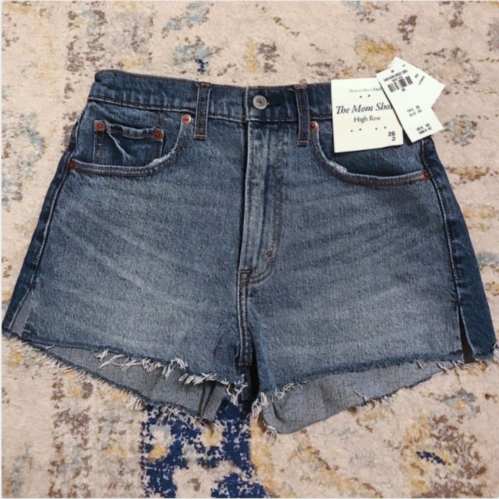 NWT Abercrombie and Fitch Mom's Denim Women Shorts